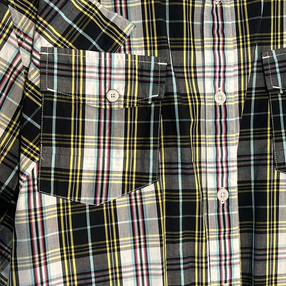 Oakley Men’s Button Down Plaid Shirt - Picture 3 of 7